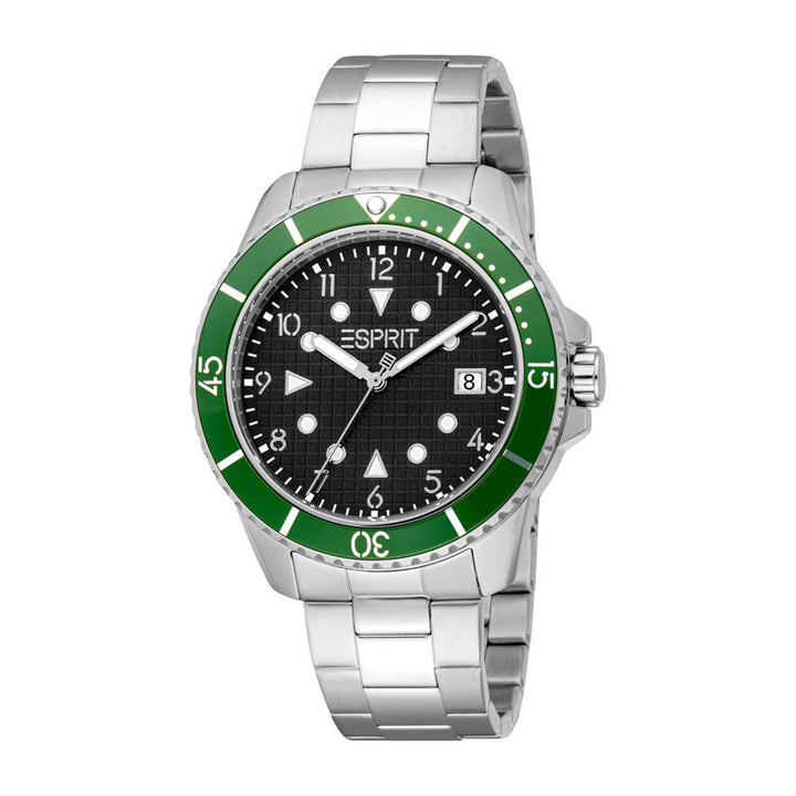 Esprit Men's 42mm Henry Fashion Black Dial Watch