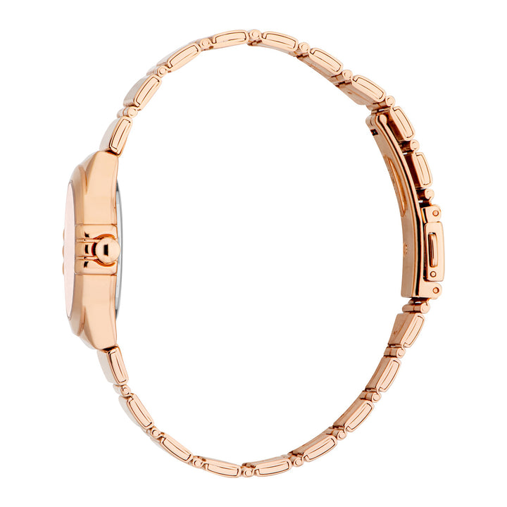 ESPRIT Women Watch, Rose Gold Color Case, Rose Gold Dial, Rose Gold Color Metal Bracelet, 3 Hands, 3 ATM