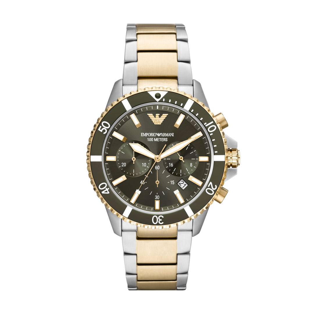 EMPORIO ARMANI ANALOG WATCH O JWL GP METAL BRCLT