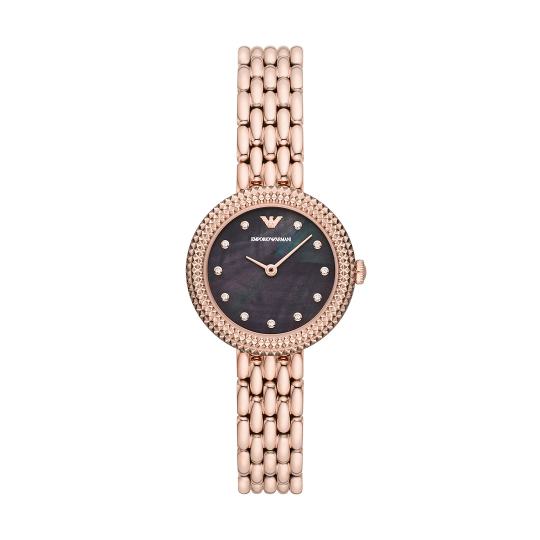 EMPORIO ARMANI ANALOG WATCH 0 JWL GP METAL BRCLT