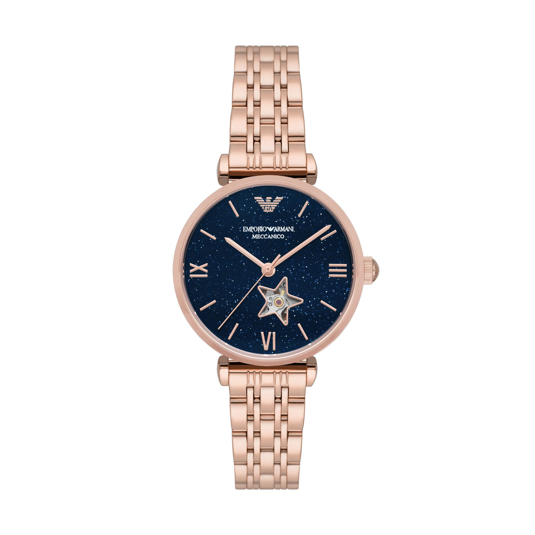 EMPORIO ARMANI AUTOMATIC WATCH 21 JWL GP METAL BRAC