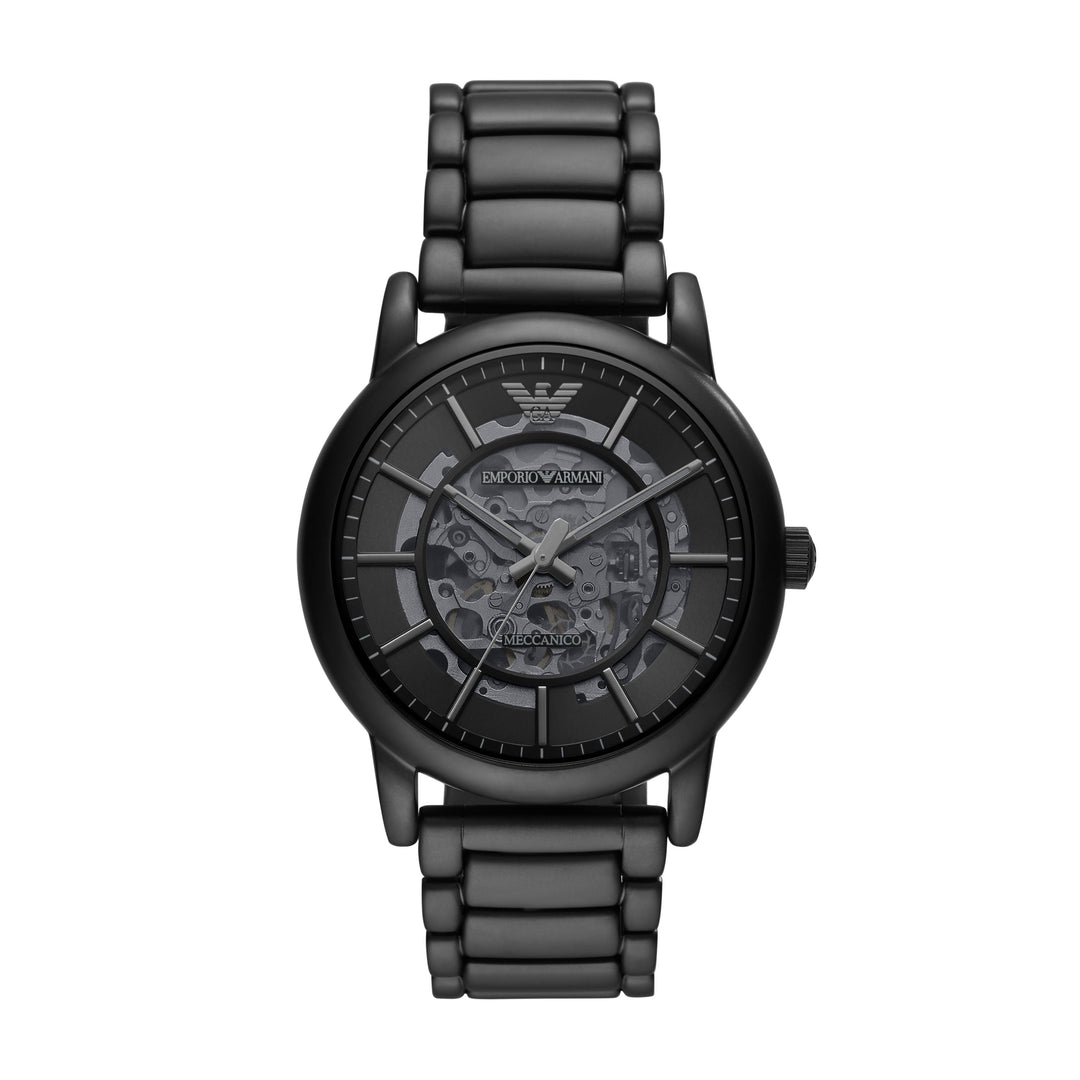 EMPORIO ARMANI AUTOMATIC WATCH 21 JWL SS METAL BRACELET