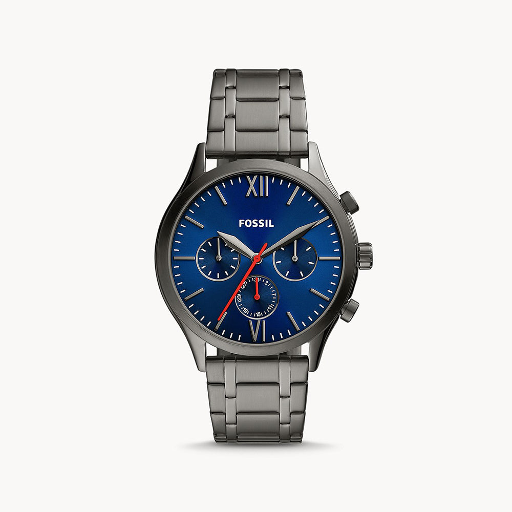 Fossil Fenmore Smoke Stainless Steel Men&