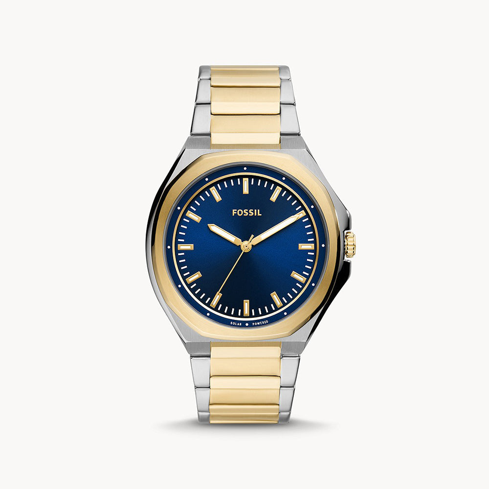Fossil Evanston 2-Tone Stainless Steel Men&