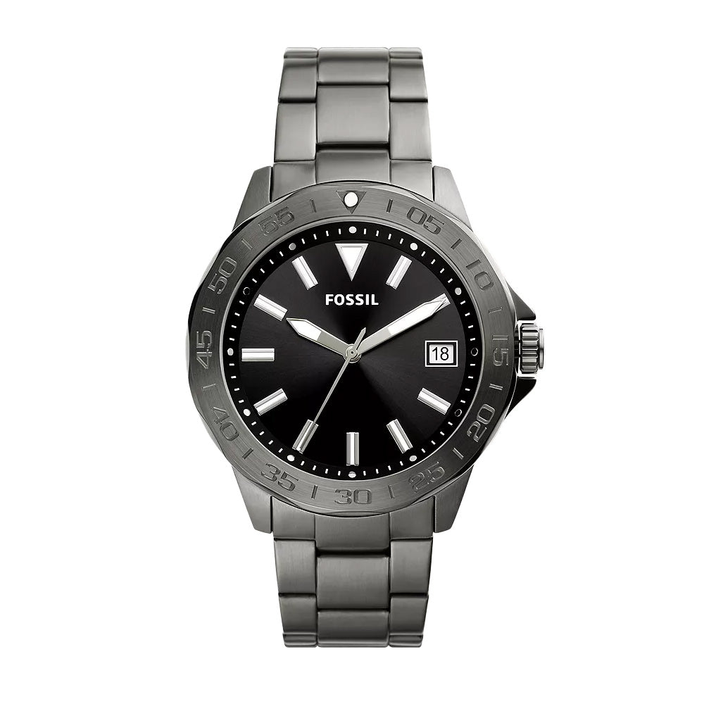 Fossil Gift Set Smoke Stainless Steel Men&