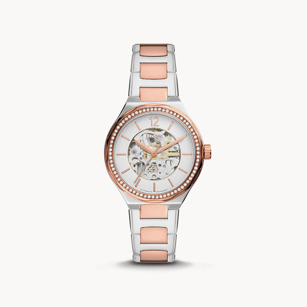 Fossil Eevie Silver Stainless Steel Women&