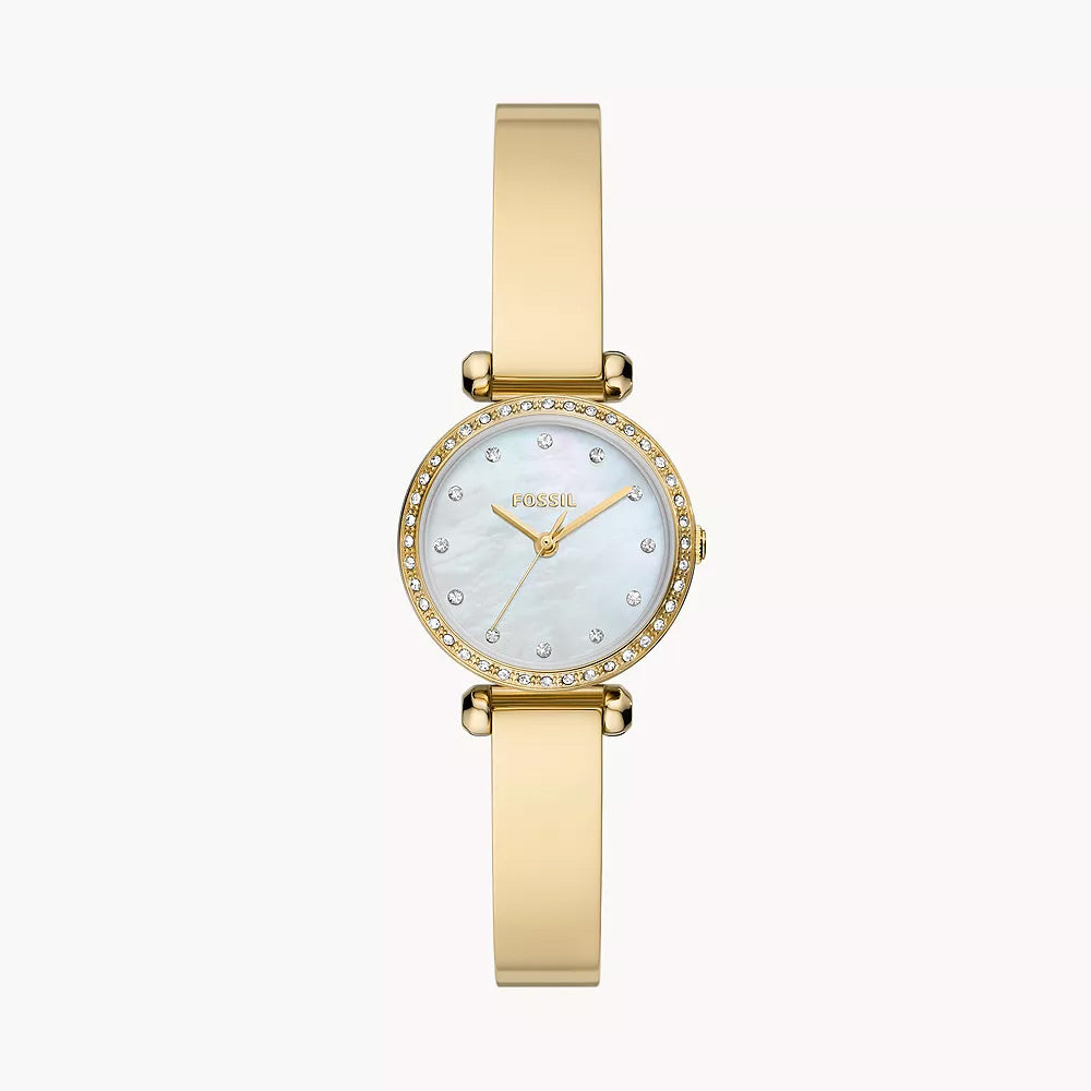Fossil Tillie Mini Gold Stainless Steel Women&