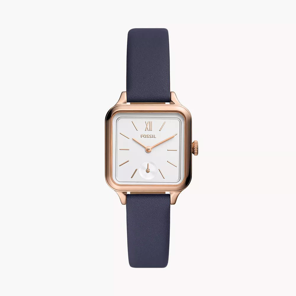 Fossil Colleen Rose Gold Pro-Planet Leather Women&