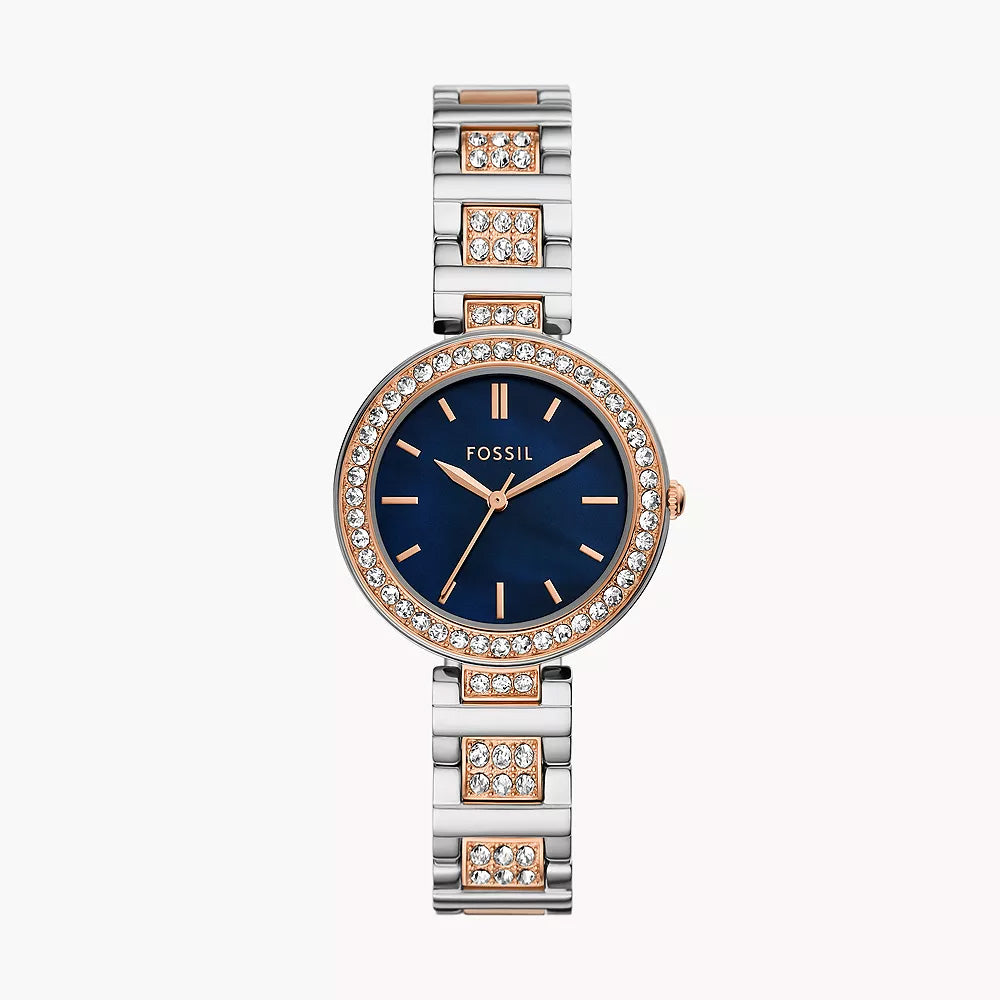 Fossil Karli 2-Tone Stainless Steel Women&