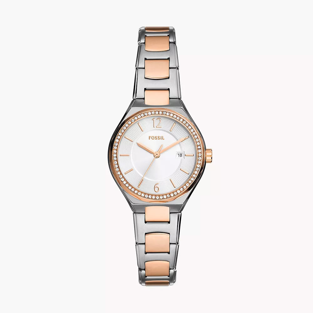 Fossil Eevie 2-Tone Stainless Steel Women&