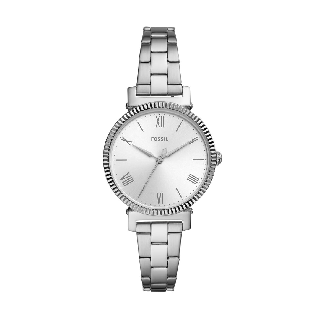 Fossil Daisy Three-Hand Stainless Steel Women&
