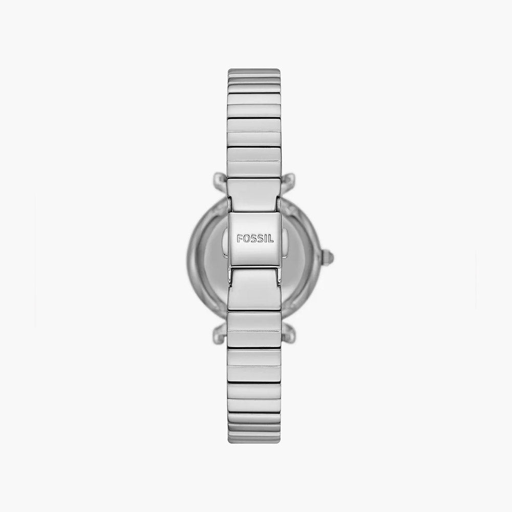 Fossil Carlie Three-Hand Stainless Steel Women&