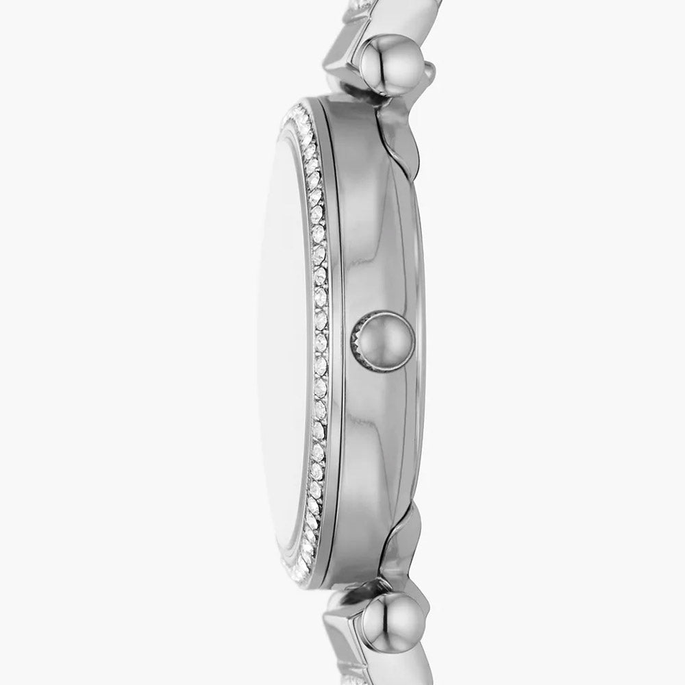 Fossil Carlie Three-Hand Stainless Steel Women&