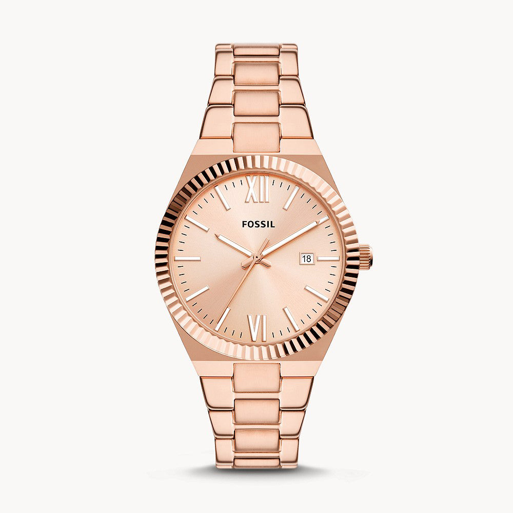 Fossil Scarlette Rose Gold Stainless Steel Women&