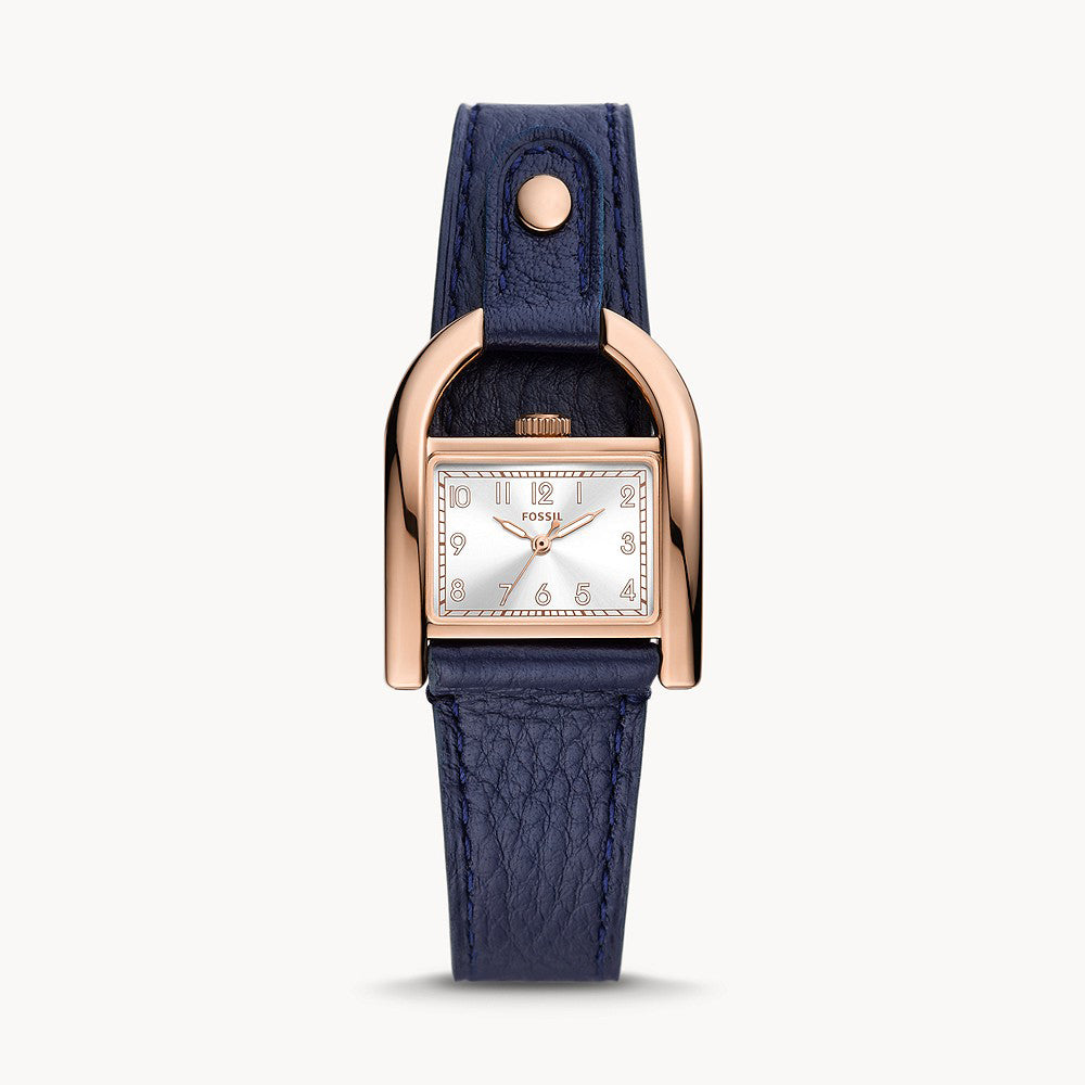 Fossil Harwell Rose Gold Pro-Planet Leather Women&