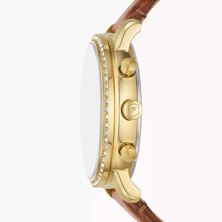 Fossil Neutra Gold Stainless Steel Women&