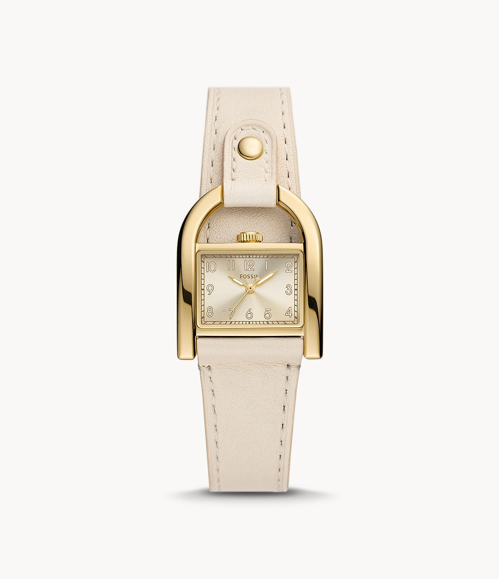Fossil Harwell Three-Hand Nude Litehide Leather Women&