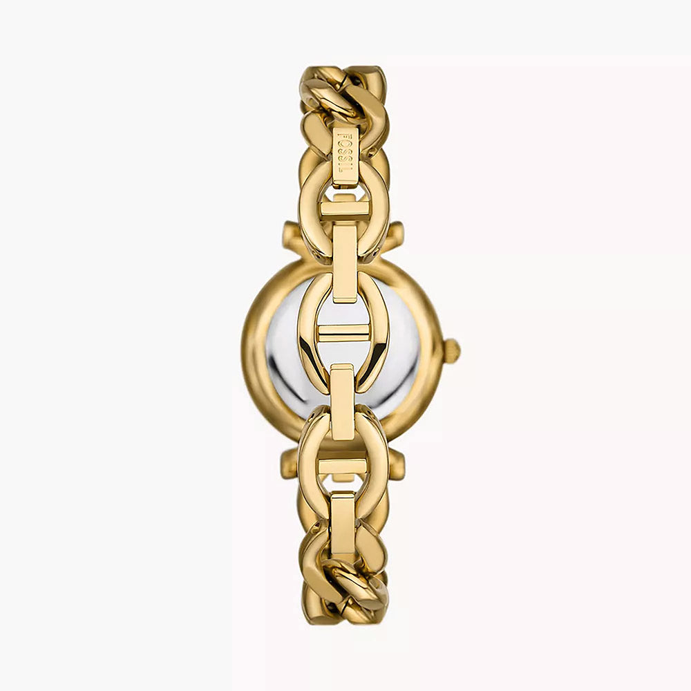 Fossil Carlie Gold Stainless Steel Women&