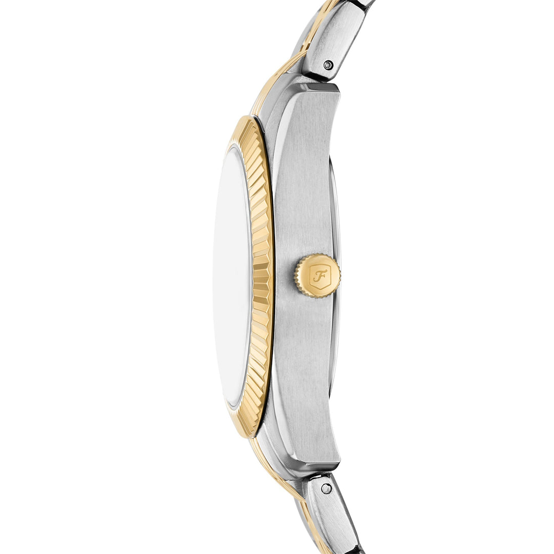 Fossil Scarlette Three-Hand Date Two-Tone Stainless Steel Watch