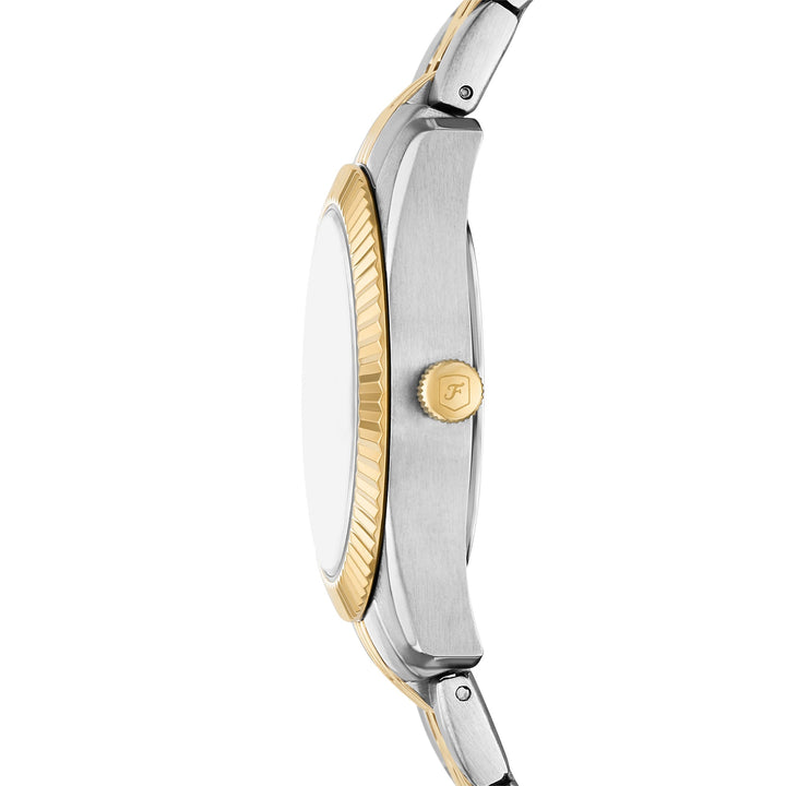 Fossil Scarlette Three-Hand Date Two-Tone Stainless Steel Watch