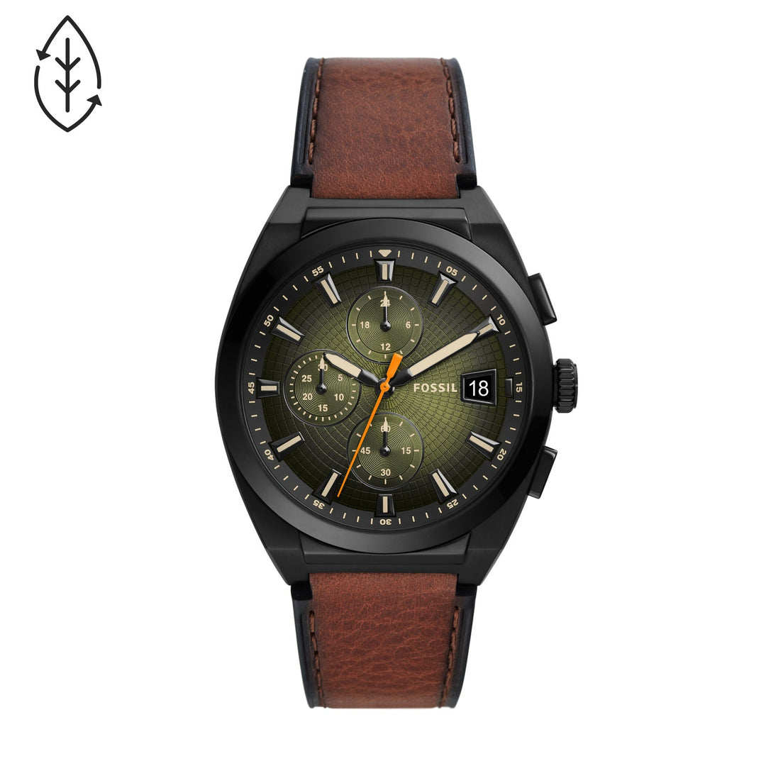 Fossil Everett Chronograph Luggage Eco Leather Men&