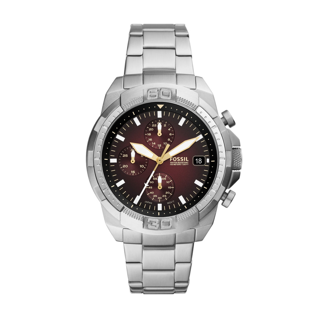 Fossil Bronson Chronograph Stainless Steel Men&