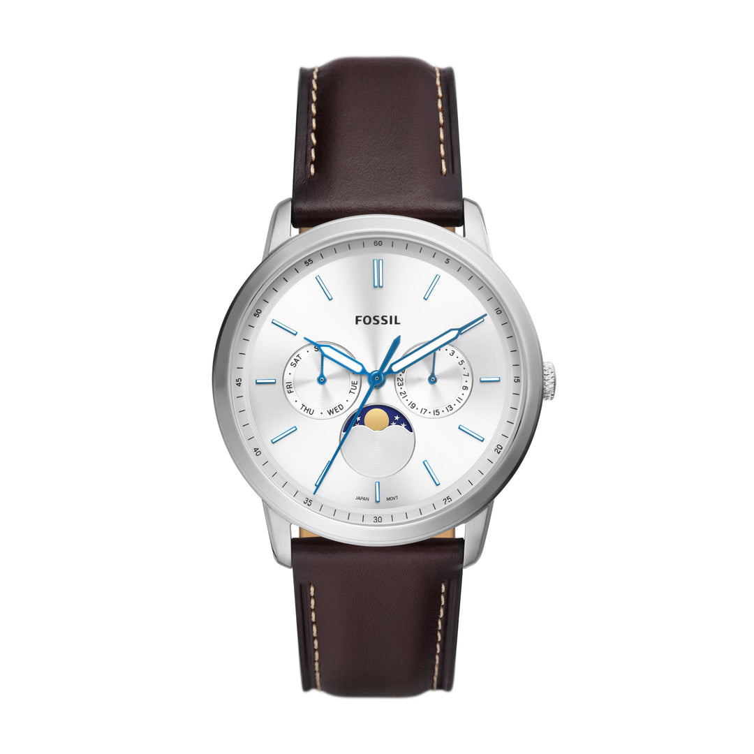 Fossil Neutra Moonphase Multifunction Brown Leather Men&