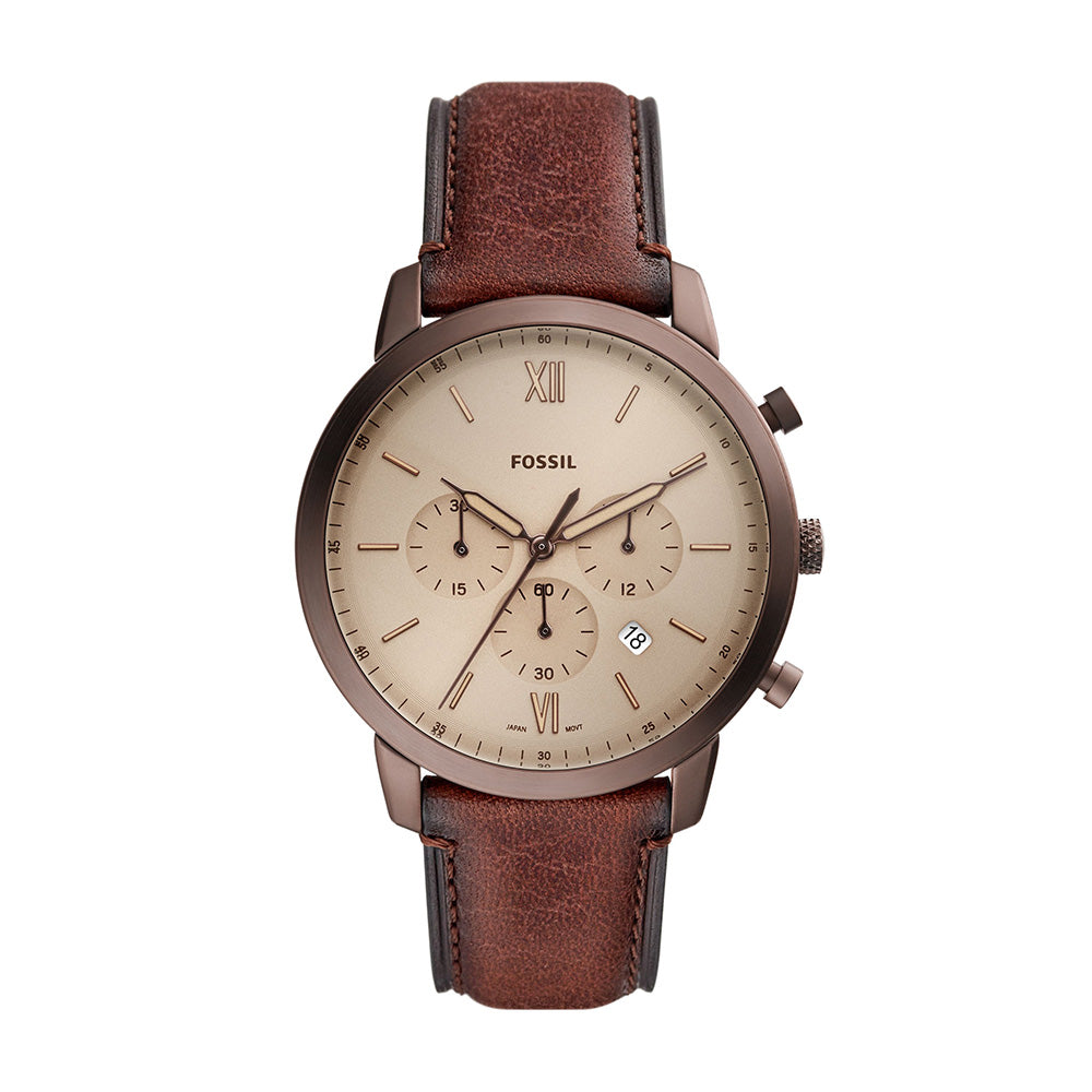 Fossil Neutra Chronograph Brown Eco Leather Men&