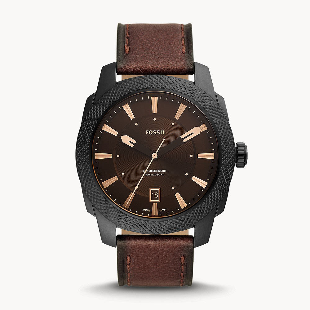 Fossil Machine Black Pro-Planet Leather Men&