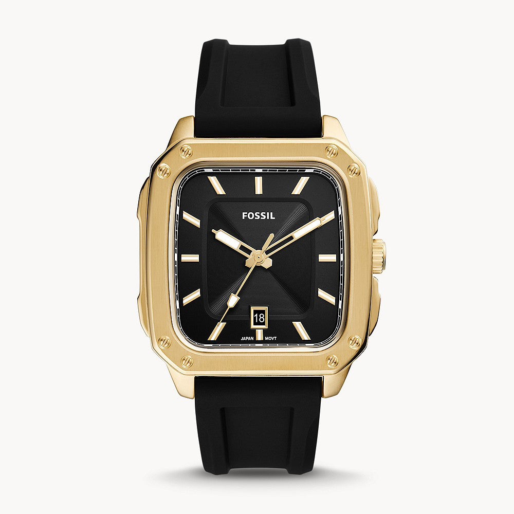 Fossil Inscription Gold Silicone Men&