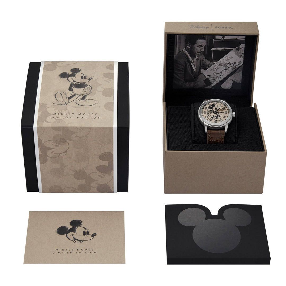 DISNEY X FOSSIL LIMITED EDITION SKETCH DISNEY MICKEY MOUSE WATCH