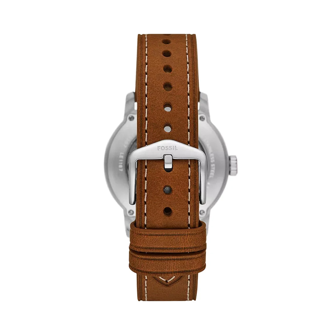 Disney Fossil Limited Edition Automatic Medium Brown LiteHide™ Leather Unisex Watch