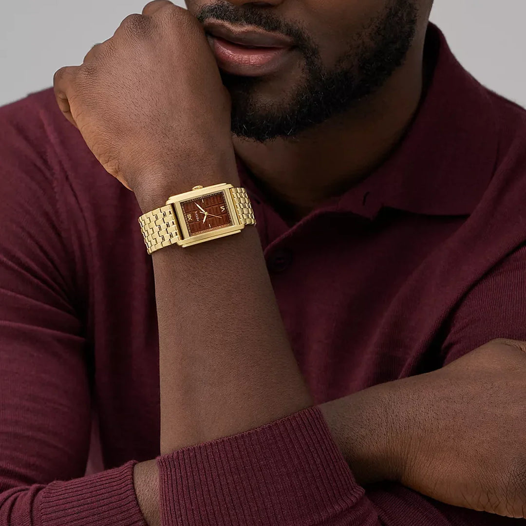 Willy Wonka™ x Fossil Limited Edition Three-Hand Gold-Tone Stainless Steel Men&