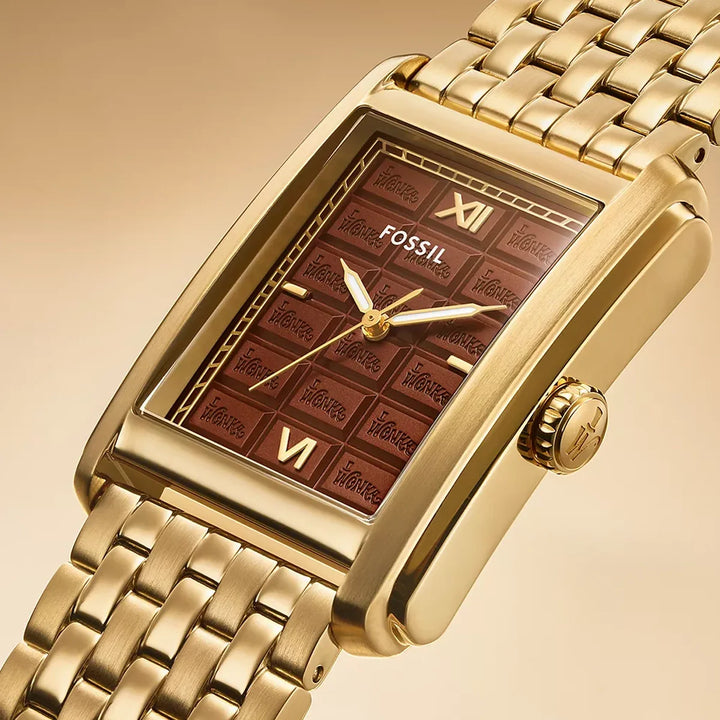 Willy Wonka™ x Fossil Limited Edition Three-Hand Gold-Tone Stainless Steel Men&
