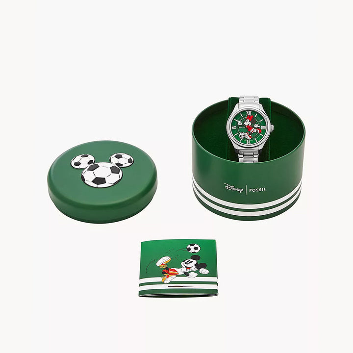 Disney x Fossil Limited-Edition Minnie Mouse Soccer Watch
