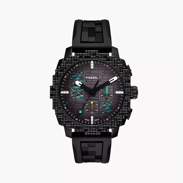 Minecraft x Fossil Limited-Edition Deepslate Chronograph Watch