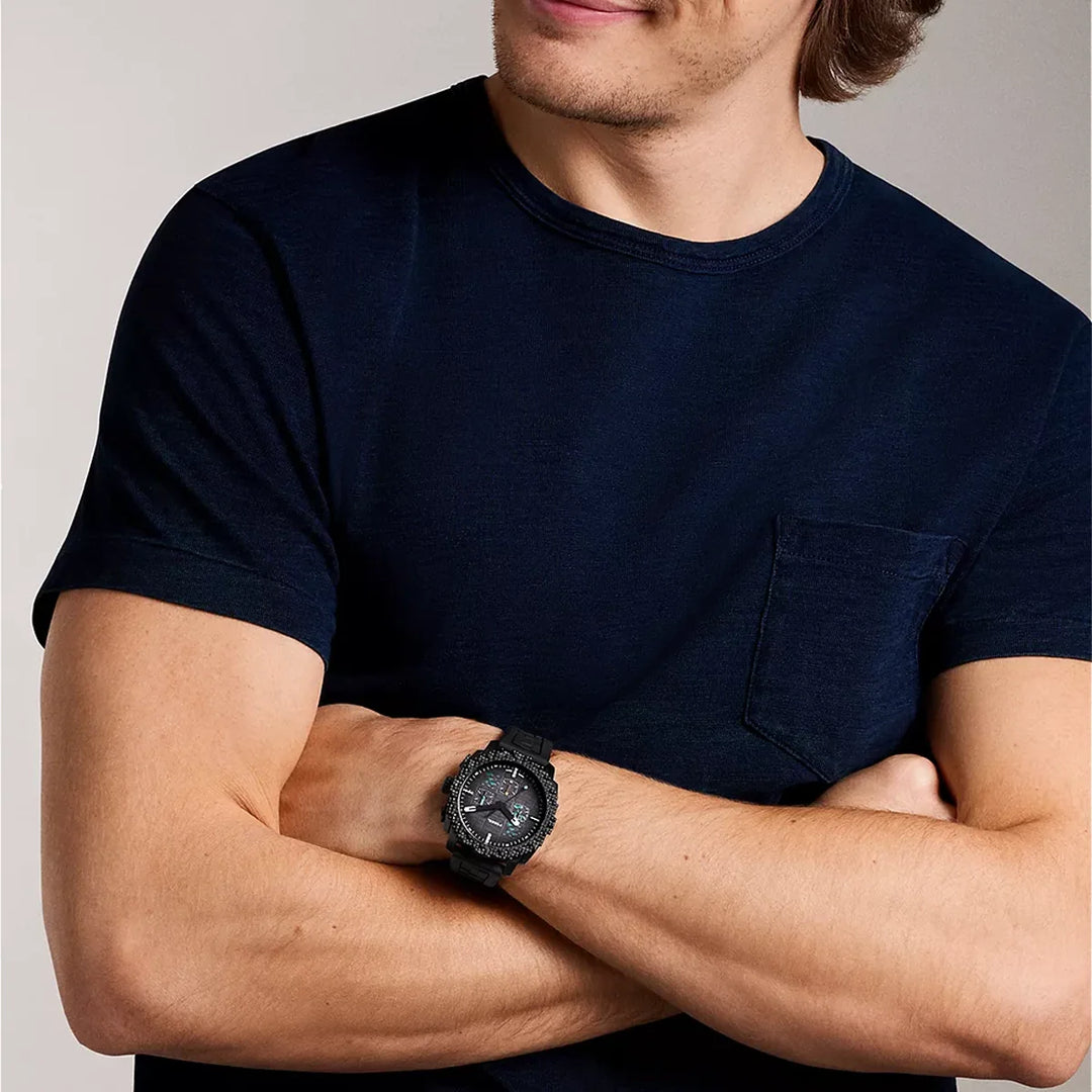 Minecraft x Fossil Limited-Edition Deepslate Chronograph Watch