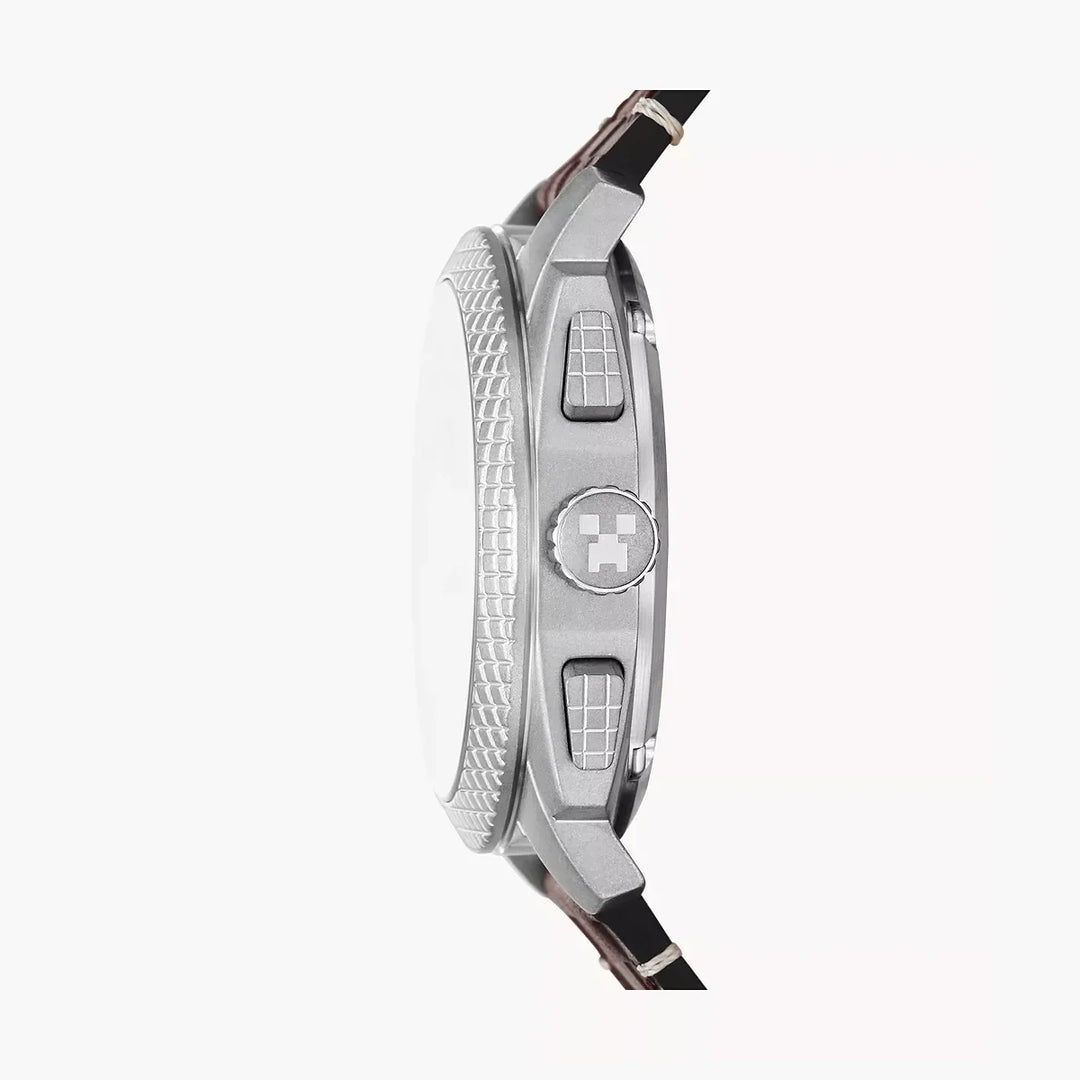 Minecraft x Fossil Limited-Edition Grass Block Chronograph Watch