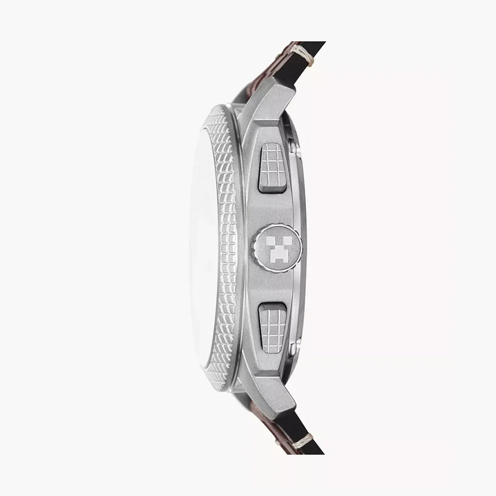 Minecraft x Fossil Limited-Edition Grass Block Chronograph Watch