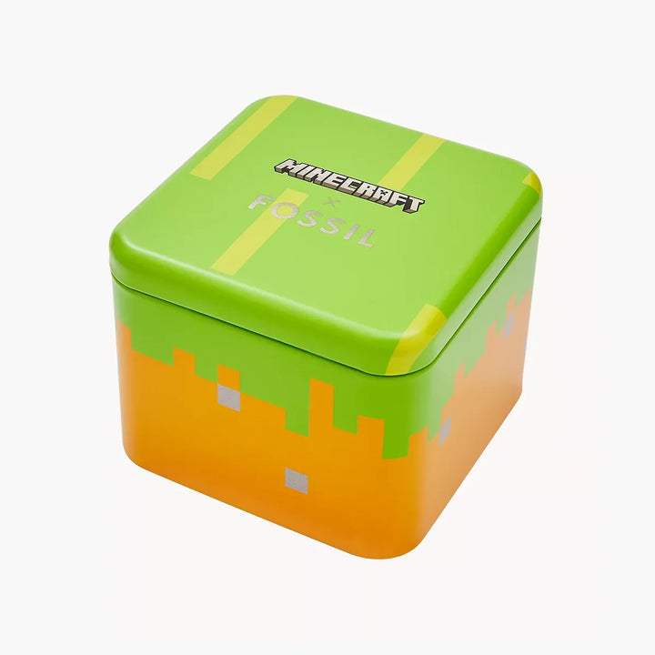Minecraft x Fossil Limited-Edition Grass Block Chronograph Watch
