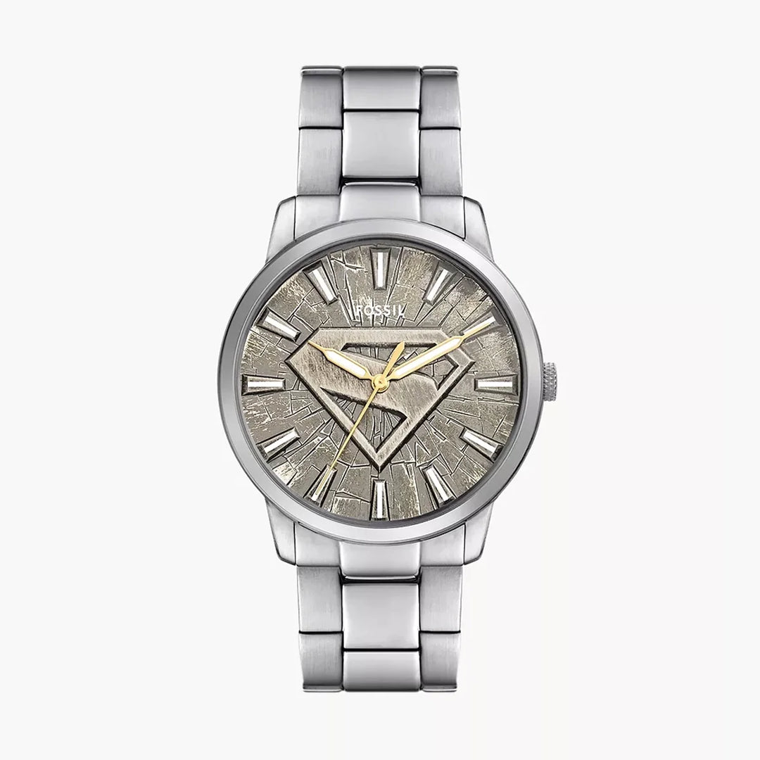 Superman x Fossil Limited-Edition S-Shield Watch Set