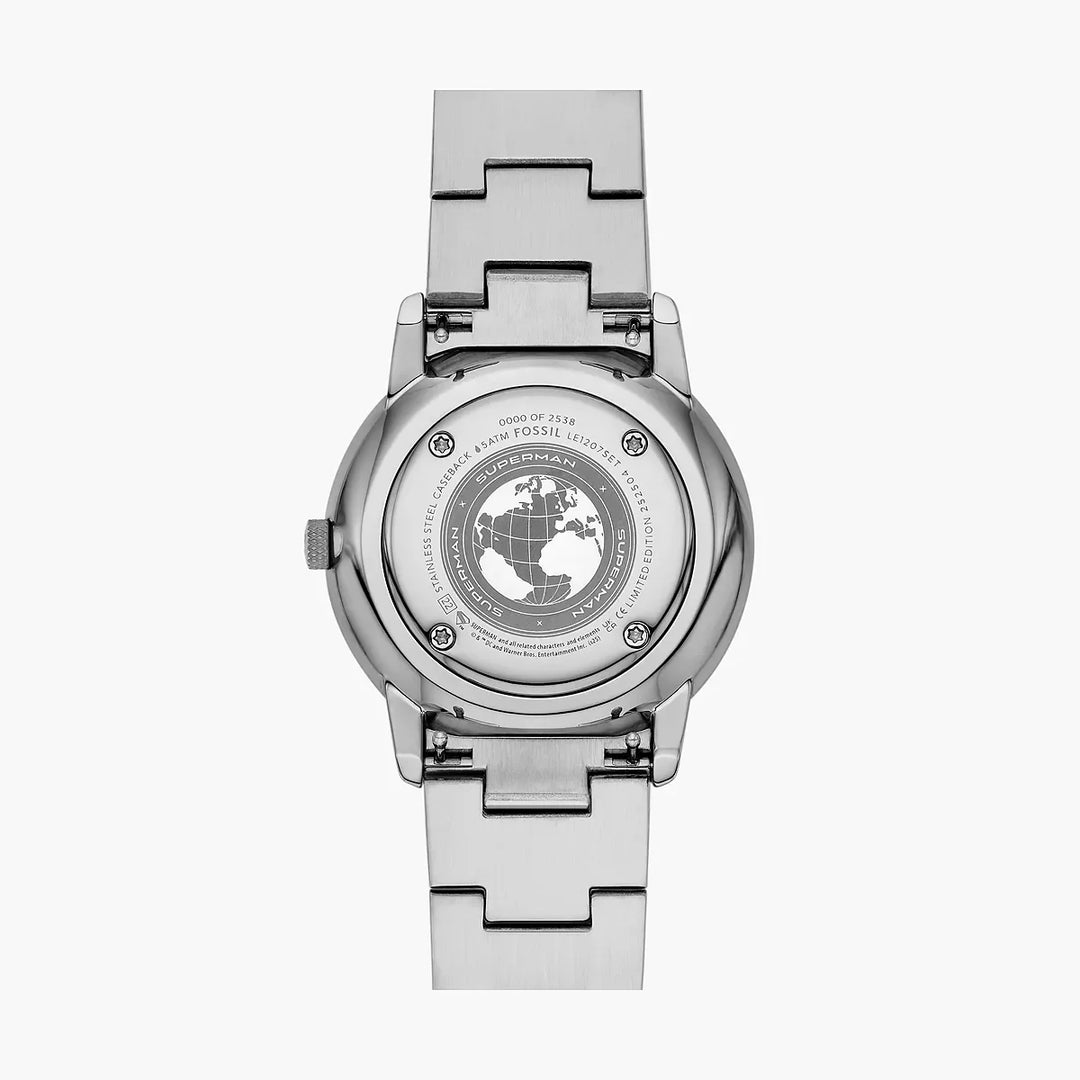 Superman x Fossil Limited-Edition S-Shield Watch Set