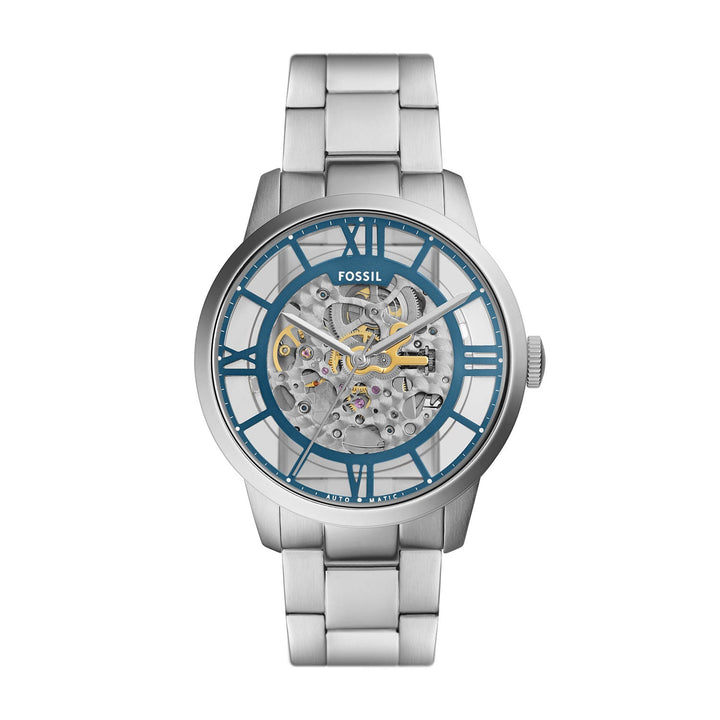 Fossil Townsman Silver Stainless Steel Men&
