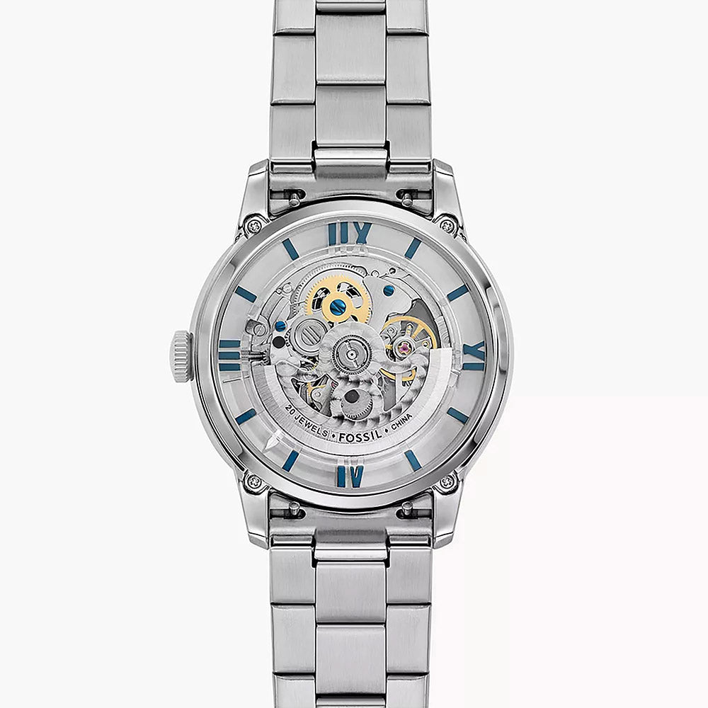 Fossil Townsman Silver Stainless Steel Men&