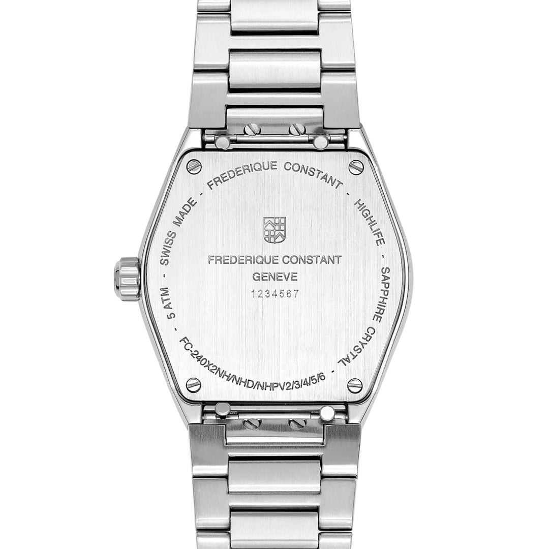 Frederique Constant Women's Silver Tone Case Blue Dial  Quartz Watch