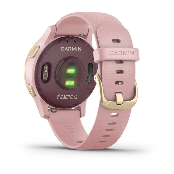 Garmin Vivoactive 4S Dust Rose Silicone Full Display Dial Smart Watch - 010-02172-34