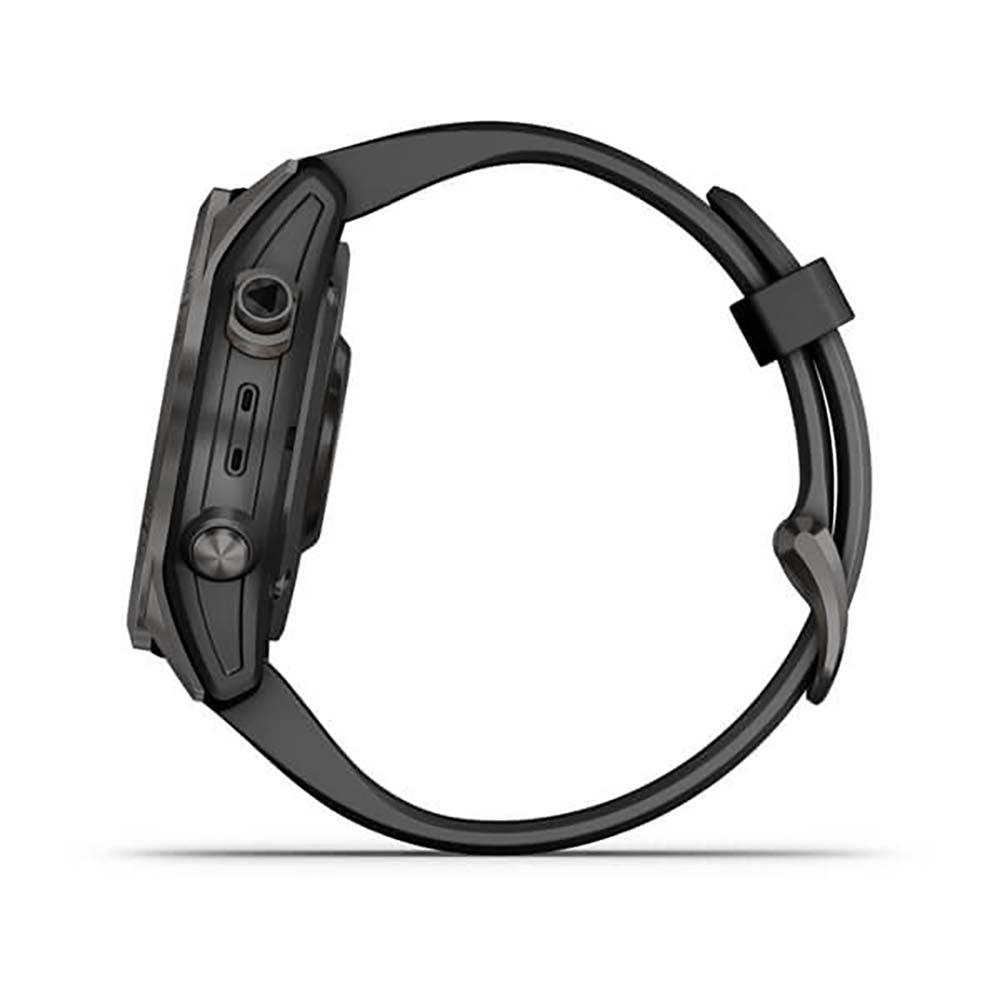 Garmin Fenix 7S Sapphire Carbon Gray DLC W Ith Black Band Full Color Display Watch - 010-02539-25