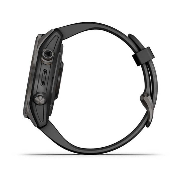 Garmin Fenix 7S Sapphire Carbon Gray DLC W Ith Black Band Full Color Display Watch - 010-02539-25