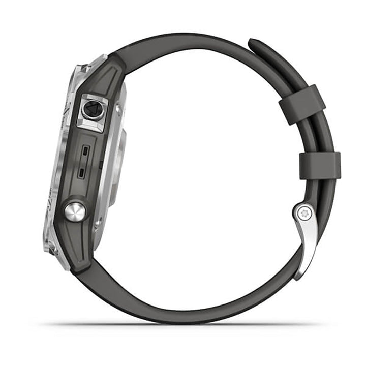 Garmin Fenix 7 Silver Graphite Band Full Display Gps Watch - 010-02540-01