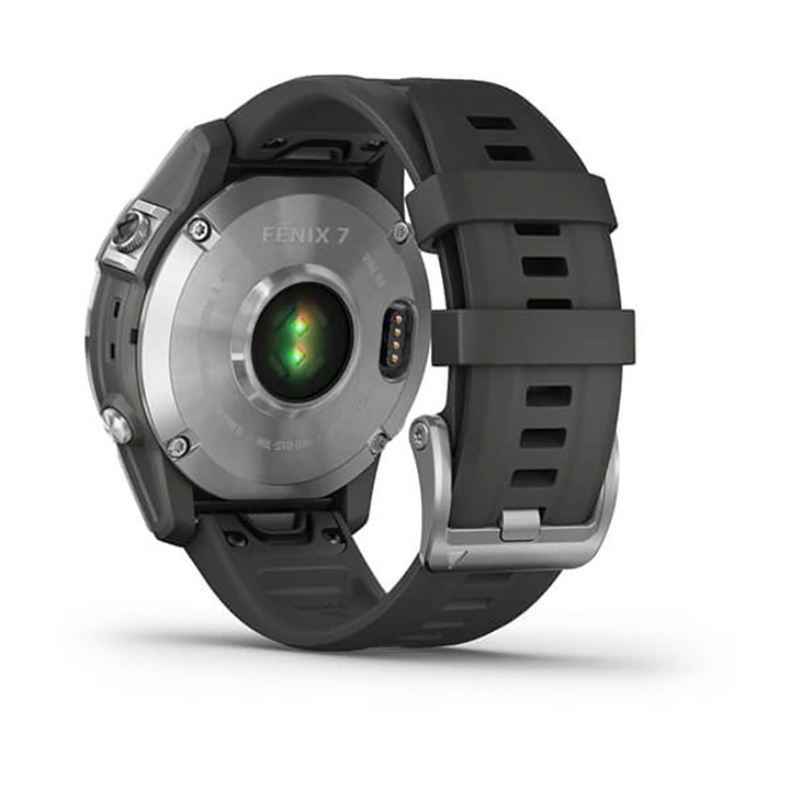 Garmin Fenix 7 Silver Graphite Band Full Display Gps Watch - 010-02540-01
